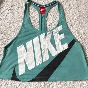 NIKE razor back cropped tank